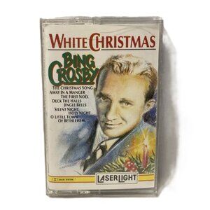 Bing Crosby White Christmas (Cassette, 1992) LaserLight Digital 79 444 VG+